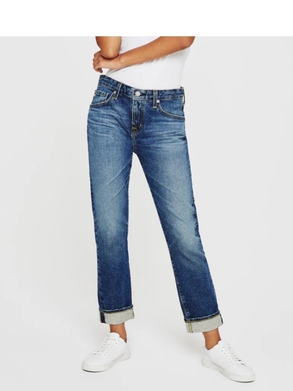 AG Adriano Goldschmied Ex-Boyfriend Slouchy Slim Jeans Size 27 - Picture 3 of 15